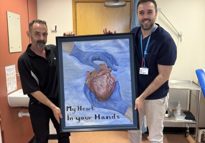 Read more about Patient presents painting to team who helped him recover after heart attack